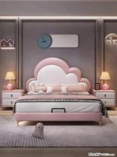 佛山大厂货，高质量仿真皮，实木床边，高密度海绵，带实木床板，全新包装，特价处理 - 鹤岗28生活网 hegang.28life.com